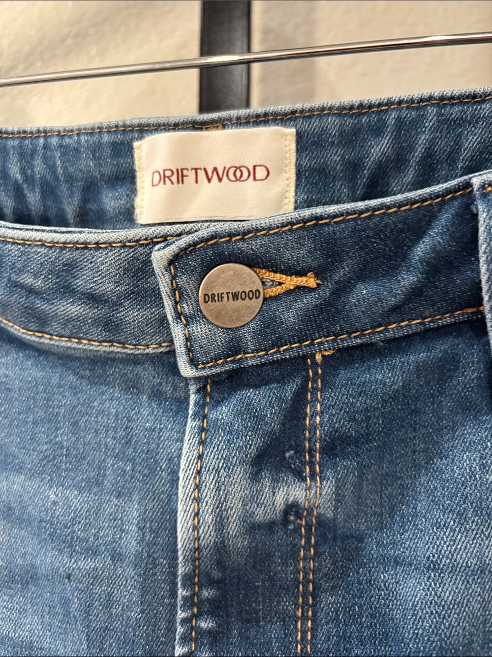DRIFTWOOD Penelope Blue Wide-Leg Jeans with Western & Floral Embroidery W33” L32 - Picture 5 of 10